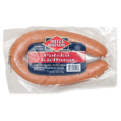 Old-world casing sausage made from turkey